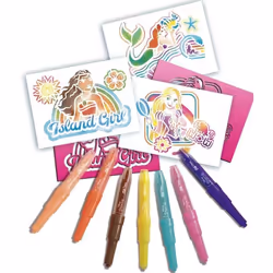 Blopens - LANSAY - Disney Princess - 7 pochoirs - Dès 5 ans