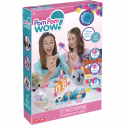 Lansay Pom Pom Wow - Set Multi Styles, 6 an(s), Plastique, Tissu, Multicolore, 120 pièce(s)