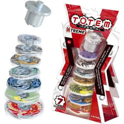Toupie - LANSAY - Totem Infernal Xtreme - Jeu daction - Mixte - Dès 6 ans