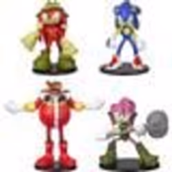 Figurines articulées SONIC - Collection de 4 personnages de 75 cm