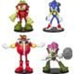 Figurines articulées SONIC - Collection de 4 personnages de 75 cm