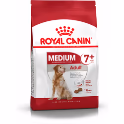 Royal Canin Medium Adult 7+, Senior, Moyen (11 - 25kg), Volaille, Riz, 15 kg