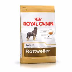 Royal Canin Rottweiler Adult, Adulte, Rottweiler, Géant (> 45kg), Volaille, Légumes, 12 kg