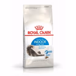Royal Canin Indoor Long Hair, Adulte, Maïs, Riz, 2 kg