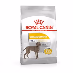 Royal Canin Maxi Dermacomfort, Adulte, Maxi (26 - 44kg), Riz, Légumes, 12 kg