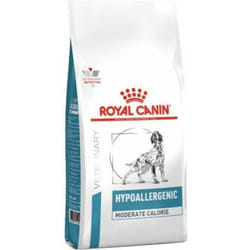 Croquettes Royal Canin Veterinary Diet Hypoallergenic Moderate Calorie pour chiens