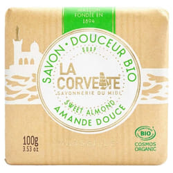 La Corvette Savon Douceur Bio Amande Douce 100 g