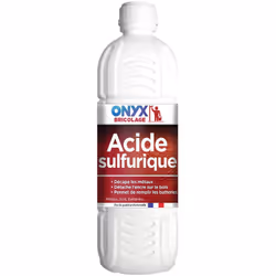Description générale Acide sulfurique de 1 litre, un produit polyvalent idéal pour différentes applications dans le domaine d ...