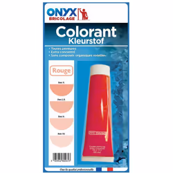 Colorant universel extra concentré, sans COV, compatible avec quasiment tous les types de peintures : acryliques, vinyliques, ...