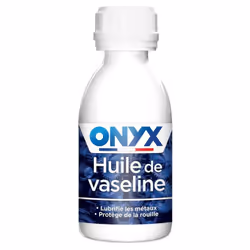 Huile de Vaseline, lubrifiant métaux et protection rouille, flacon 190 ml Onyx Bricolage référence E17051906.L'huile de vasel ...