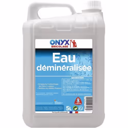 Eau déminéralisée - 5l - ONYX - 466832 - - Produit expédié depuis notre plateforme située à Rodez en Aveyron - produit confor ...