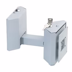 Eurex Wall mount swivel & tilt lock, 15 kg, Argent