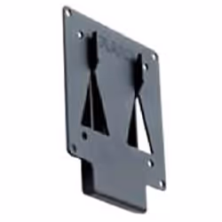 Erard AMER002430, 15 kg, 75 x 75 mm, 100 x 100 mm, Acier, Noir