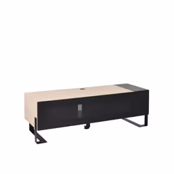 Erard 037401, Bois naturel, Bois, Mélamine, Noir, Verre trempé, 50 kg