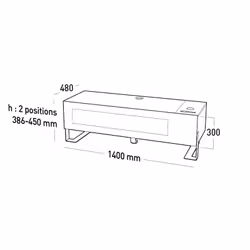 Erard 037410 Support TV et centre de divertissement - Vue supplémentaire 4