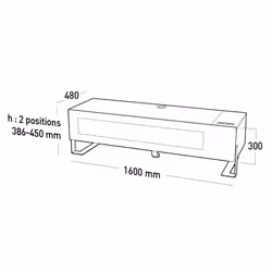Erard 037610 Support TV et centre de divertissement - Vue supplémentaire 4