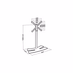 Eurex 038143 Support TV et centre de divertissement