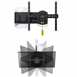 Nilox AMER044440 support pour téléviseur 139,7 cm (55") Noir - Vue supplémentaire 4
