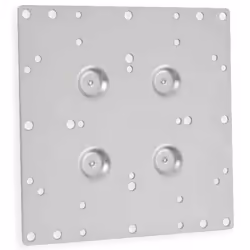 Erard APPLIK 45510, 100 x 100 mm, 200 x 200 mm, Acier inoxydable