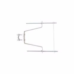 Erard 800860, Support d'antenne, Argent, Acier, 2 pièce(s)