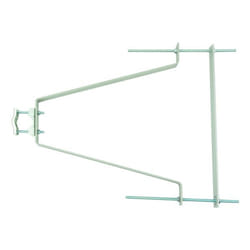 Erard 800890 kit de support Bleu, Zinc Acier