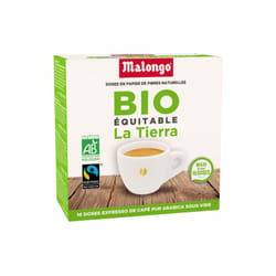 Malongo - Dosette café Dosettes X16 La Tierra bio ce