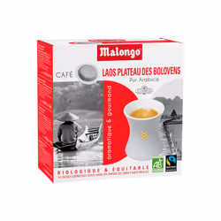 Présentation du Produit Les Dosettes café Malongo Dosettes X16 Laos BIO CE offrent une expérience de dégustation unique avec  ...