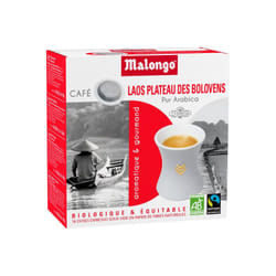 Dosette café Malongo Dosettes X16 Laos BIO CE
