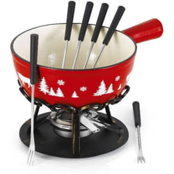 Tableandcook - poêlon savoyard en fonte émaillée 24cm rouge - dstrgarsaf