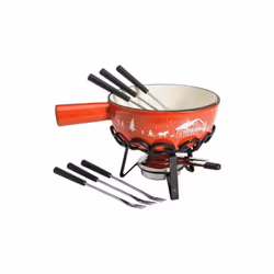Tableandcook - service à fondue 6 fourchettes rouge - sh-c20r