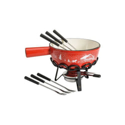 Tableandcook - service à fondue 6 fourchettes rouge - sh-c20r