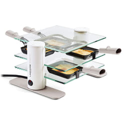 LAGRANGE 4 Transparence raclette 4 personne(s) 600 W Transparent, Blanc