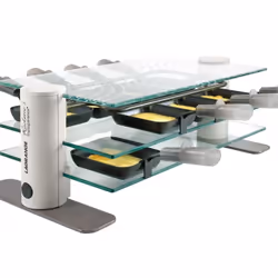 LAGRANGE 8 Transparence raclette 8 personne(s) 900 W Noir, Transparent