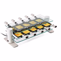 LAGRANGE 10 Transparence raclette 10 personne(s) 1400 W Transparent, Blanc