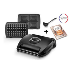 Gaufrier croque monsieur Lagrange Gaufrier 4 Gaufres + Croque monsieur 089004