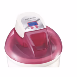 LAGRANGE 409001 Sorbetière traditionnelle 1,5 L 12 W Rose, Blanc