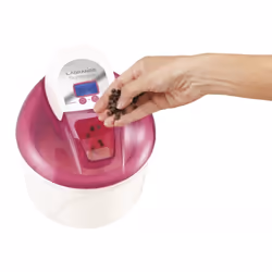 LAGRANGE 409001 Sorbetière traditionnelle 1,5 L 12 W Rose, Blanc - Vue supplémentaire 4