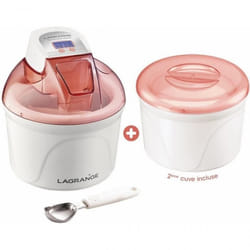 Turbine à glace - LAGRANGE - Pomelo - Rose - 15 L - 12 W