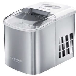 LAGRANGE 489002 Machine à glaçon incornporé/sur pied 12 kg/24h 120 W Acier inoxydable, Blanc