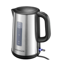 LAGRANGE Naos bouilloire 1,5 L 2000 W Noir, Acier inoxydable