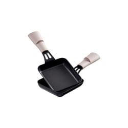 Lagrange - Lot de 2 poêlons rectangulaires manche minéral pour Raclette AC509202