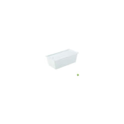 638555 terrine rectangulaire avec couvercle + plateau porcelaine blanc 24,2 x 11,4 x 7 cm - Revol