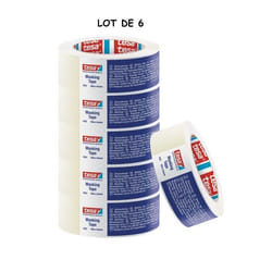 Lot de 6 TESA KREPP Masquage standard - Largeur 50mm