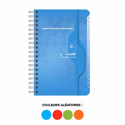 Clairefontaine 241C, Motif, Couleurs assorties, 50 feuilles, 70 g/m², Papier quadrillé, Couverture rigide