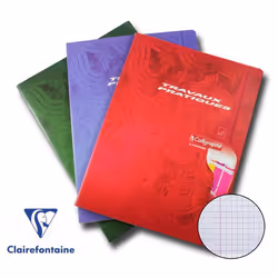 Cahier - Non spécifié - 24x32 - 96 pages - 70 g/m² - Grands carreaux Seyès