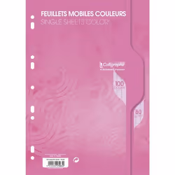 Clairefontaine 7963C, Rectangle, 80 g/m², 210 mm, 297 mm, 50 feuilles, PEFC