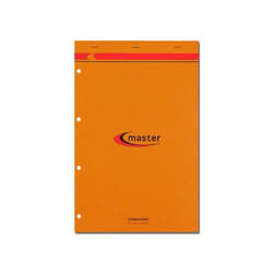 Bloc-notes perforé grands carreaux - 21x32 cm