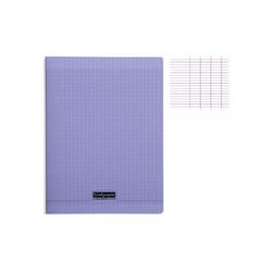 Cahier - CLAIREFONTAINE - 8000 POLYPRO - Violet - 21x297cm - 48 pages - 90g/m²