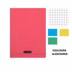 Cahier - 17x22(cm) - Petits carreaux - 96 pages - couverture en polypro - sans spirale - Clairefontaine - Calligraphe