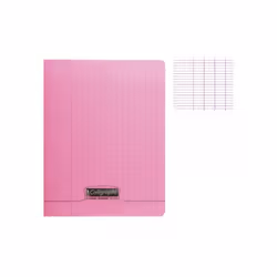 Cahier piqué - CALLIGRAPHE - 17x22 cm - 48 pages - 90g - Rose
